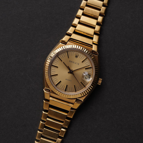 ロレックス/ベータクォーツ1500/初代クォーツ/1000本限定/18Kイエローゴールド/ROLEX BETA QUARTS REF.5100 18K YELLOW GOLD 1970y