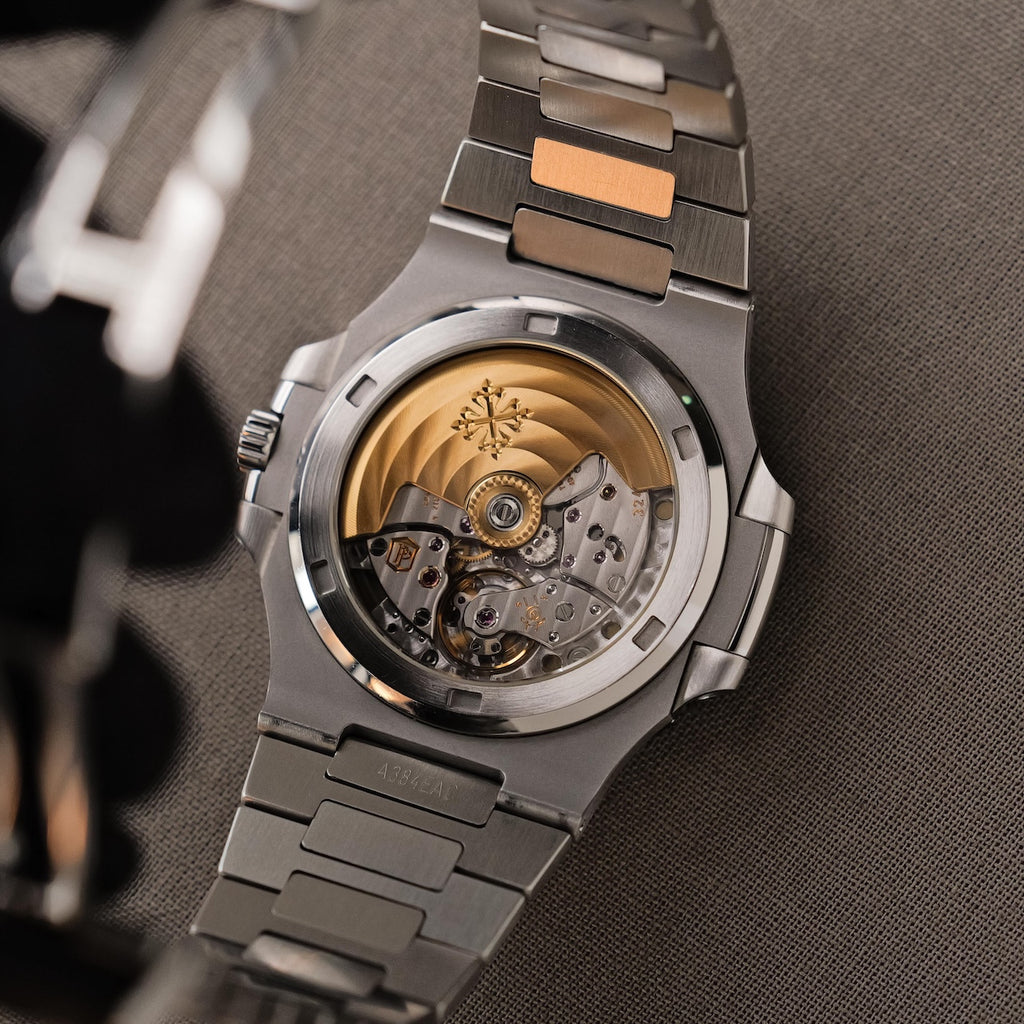 パテック・フィリップ/ノーチラス5711/1A-010/ジャンボ/ステンレス/ブルーグレー文字盤/フルセット/PATEK PHILIPPE Nautilus "Jumbo" Ref.5711/1A-010 Blue-Grey Dial Full Set