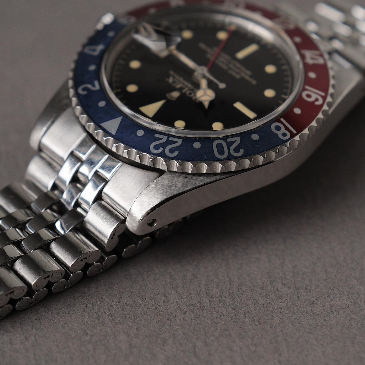 ロレックス/GMTマスター1675MM/PCG/ミラーダイヤル/ROLEX GMT-MASTER Ref.1675MM "PCG GILT DIAL" 1963-64Y