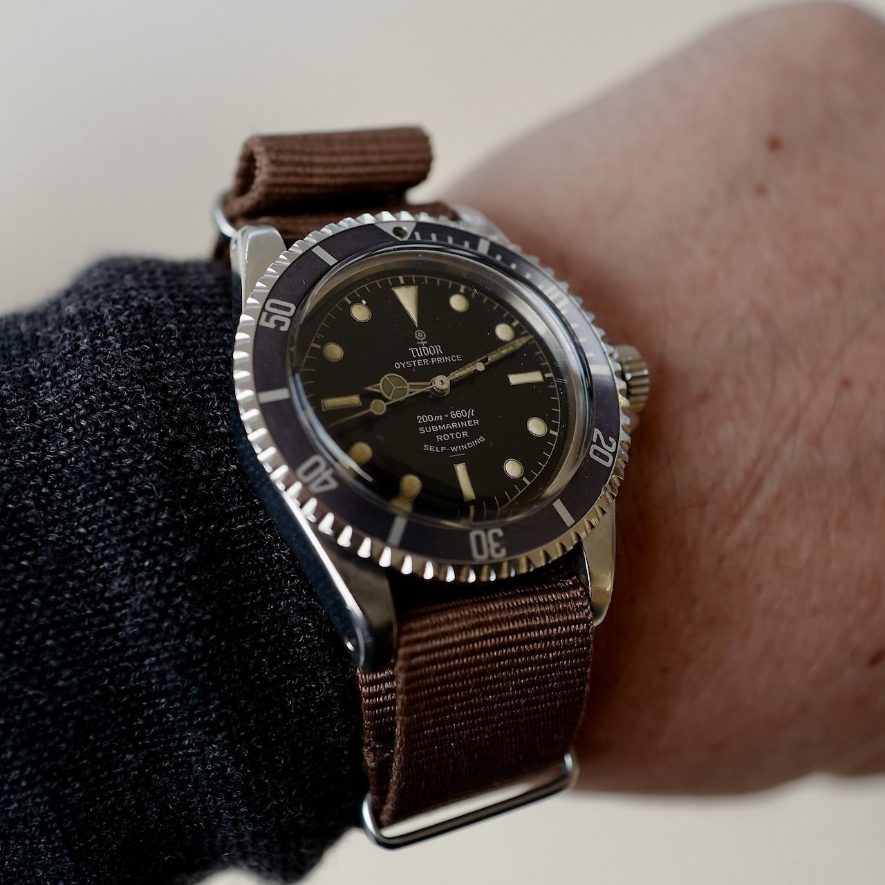 TUDOR SUBMARINER Ref.7928MM MK 2.(1.5)  GILT track – SILVER writing/1963y