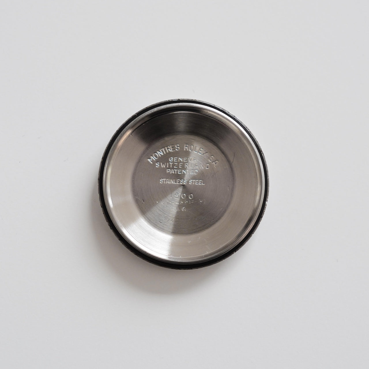 ロレックス/オイスターパーペチュアルデイト1500/ビッグロゴ/保証書付きフルセット/ROLEX OYSTER-PERPETUAL DATE REF.1500 "BIG LOGO" With Paper and Box Full Set 1961Y