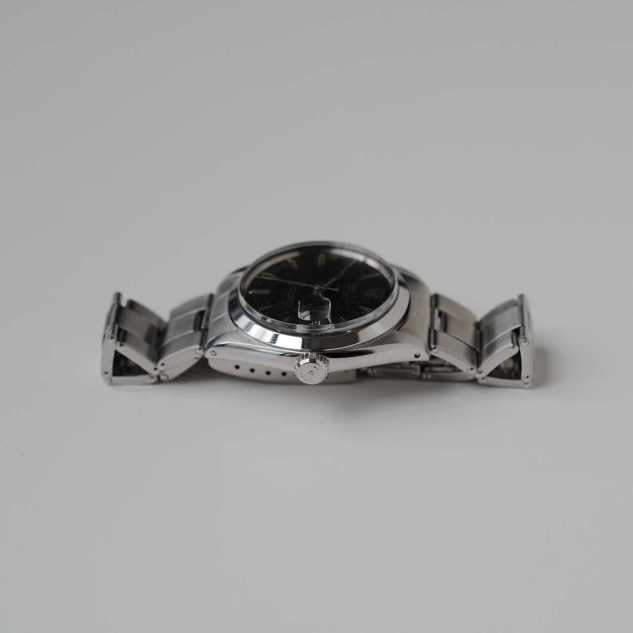 ロレックス/オイスターパーペチュアルデイト1500/ビッグロゴ/保証書付きフルセット/ROLEX OYSTER-PERPETUAL DATE REF.1500 "BIG LOGO" With Paper and Box Full Set 1961Y