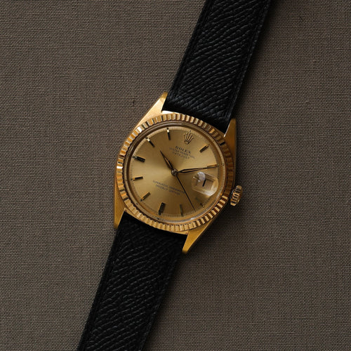 ロレックス/デイトジャスト1601/8/シャンパンダイヤル/18Kイエローゴールド/ROLEX DATE-JUST Ref.1601/8 "Champagne Dial" 18K Yellow Gold  1964y