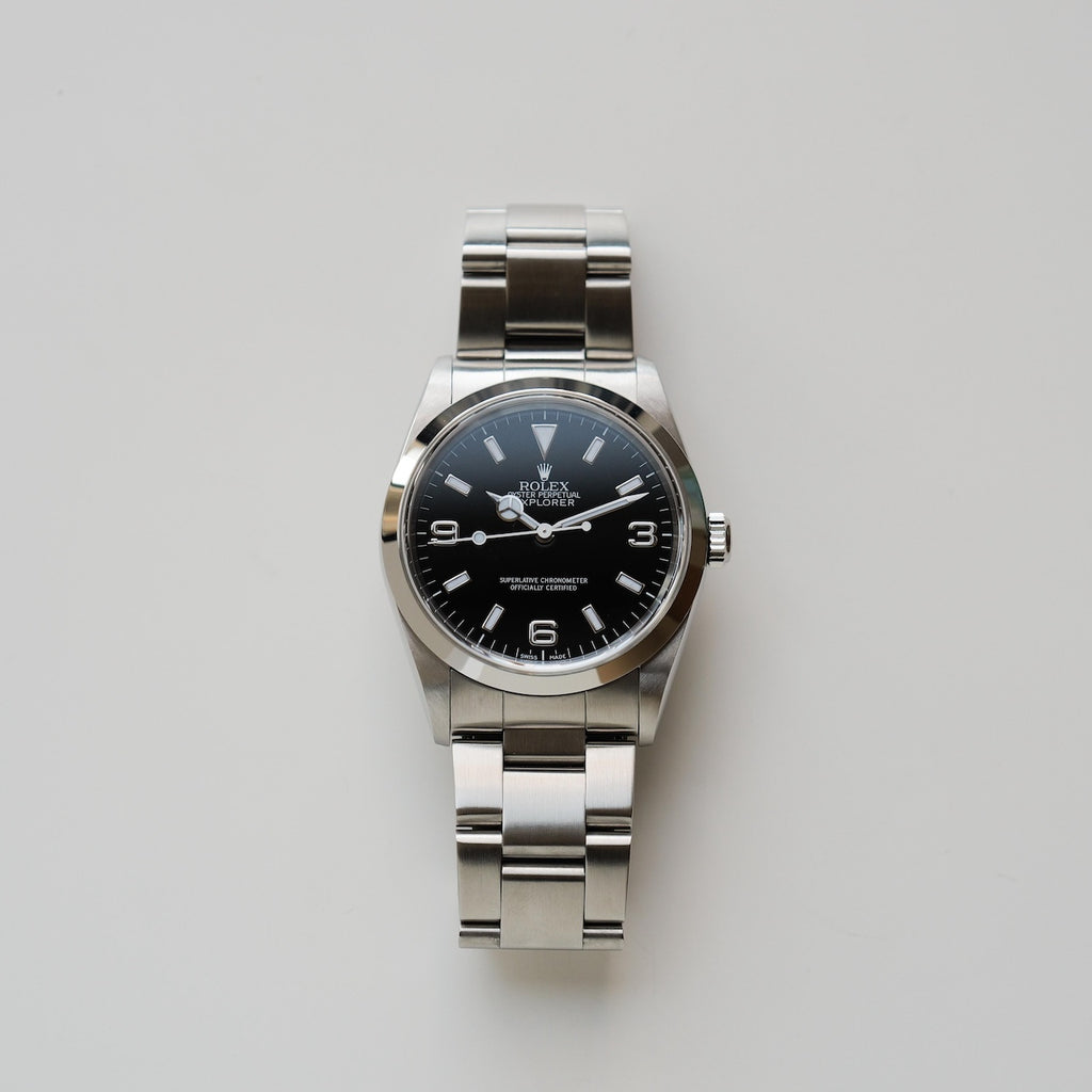 ロレックス/エクスプローラー1/14270/P番/箱・保証書付き/ROLEX EXPLORER 1 REF.14270 P-Serial 2000y with Box and Paper