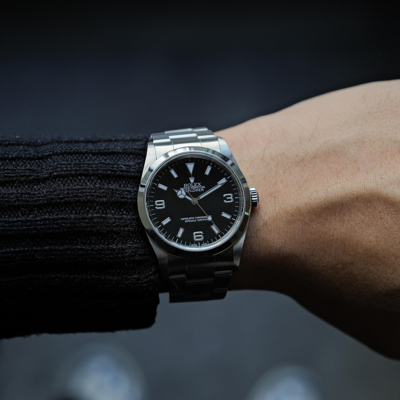 ロレックス/エクスプローラー1/14270/P番/箱・保証書付き/ROLEX EXPLORER 1 REF.14270 P-Serial 2000y with Box and Paper