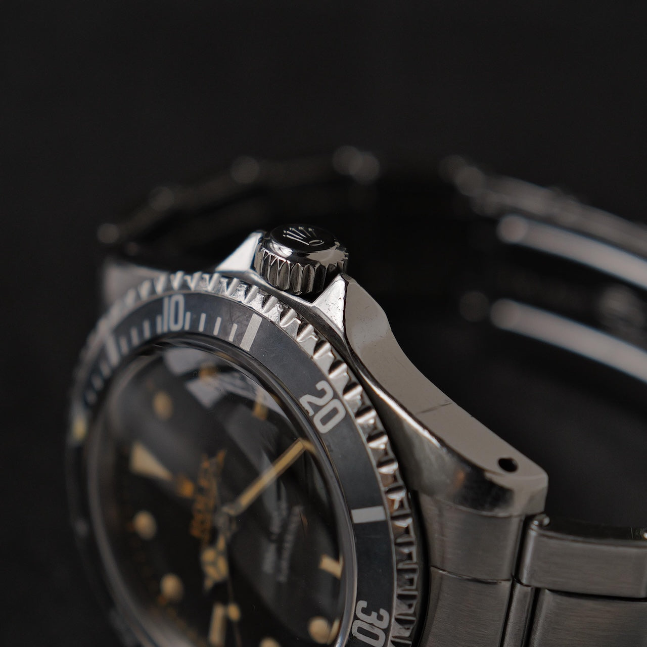 ロレックス/サブマリーナー5512/PCG/ミラーダイヤル/ミニッツサークル/6ドット/2ライン/ROLEX SUBMARINER REF.5512 "PCG GILT 2-LINE" Chapter Ring 1961y