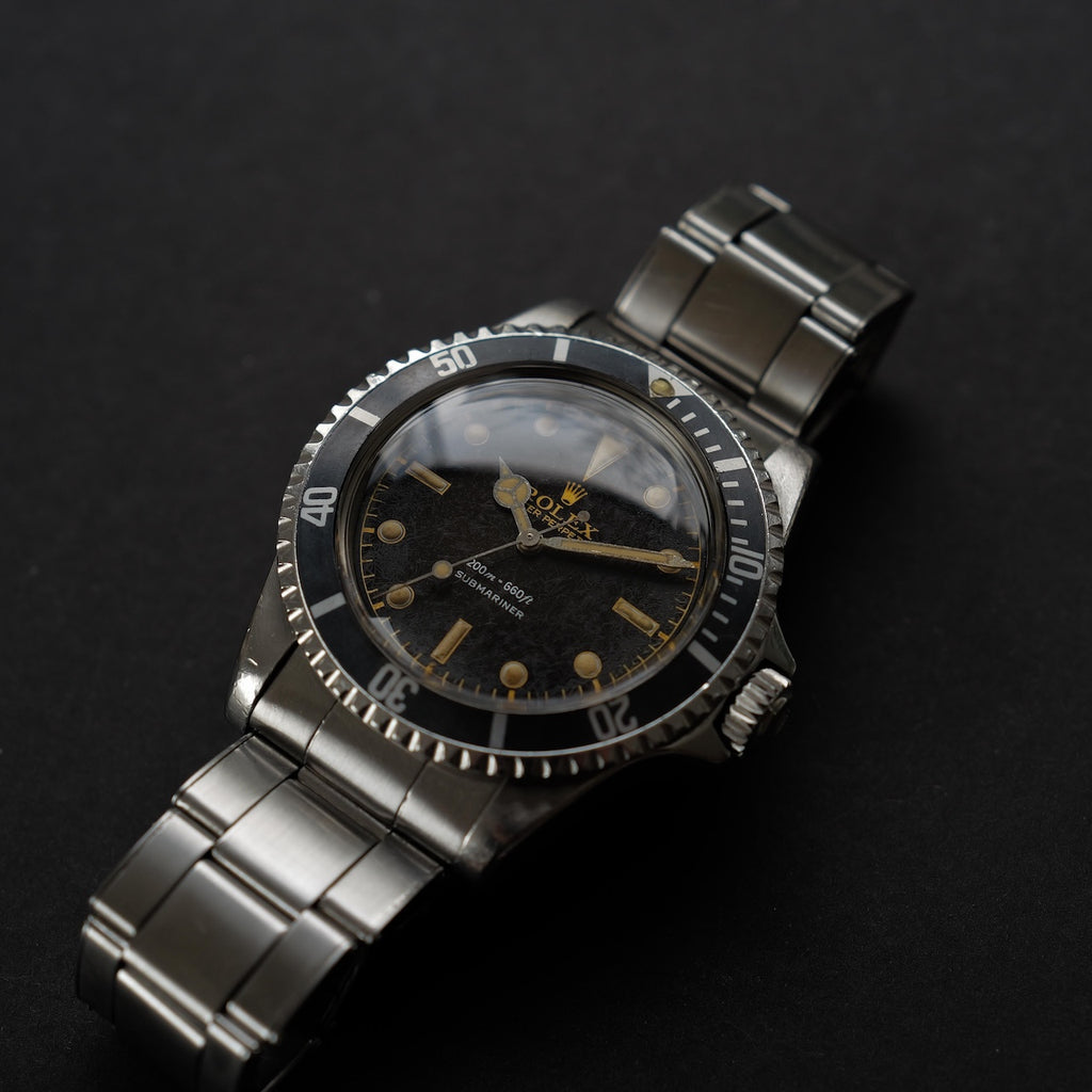 ロレックス/サブマリーナー5512/PCG/ミラーダイヤル/ミニッツサークル/6ドット/2ライン/ROLEX SUBMARINER REF.5512 "PCG GILT 2-LINE" Chapter Ring 1961y