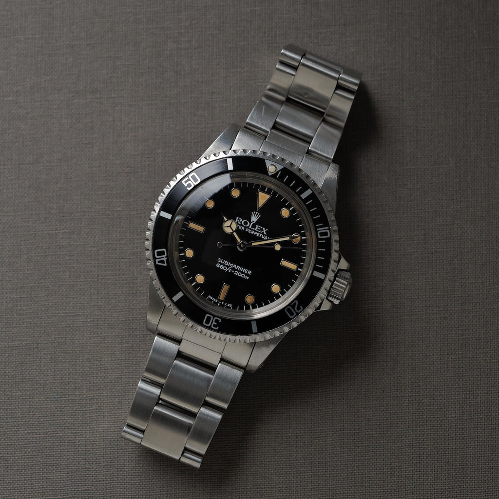 ロレックス/サブマリーナー5513/フチあり/パティーナダイヤル/ROLEX SUBMARINER REF.5513 "PATINA" 1985Y