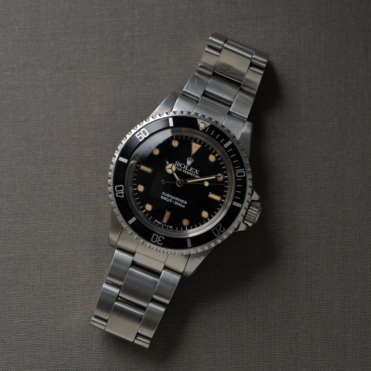 ロレックス/サブマリーナー5513/フチあり/パティーナダイヤル/ROLEX SUBMARINER REF.5513 "PATINA" 1985Y