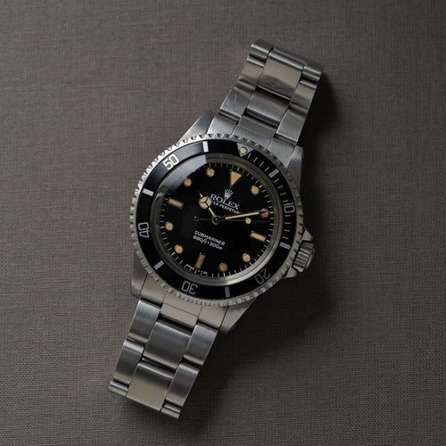 ロレックス/サブマリーナー5513/フチあり/パティーナダイヤル/ROLEX SUBMARINER REF.5513 "PATINA" 1985Y