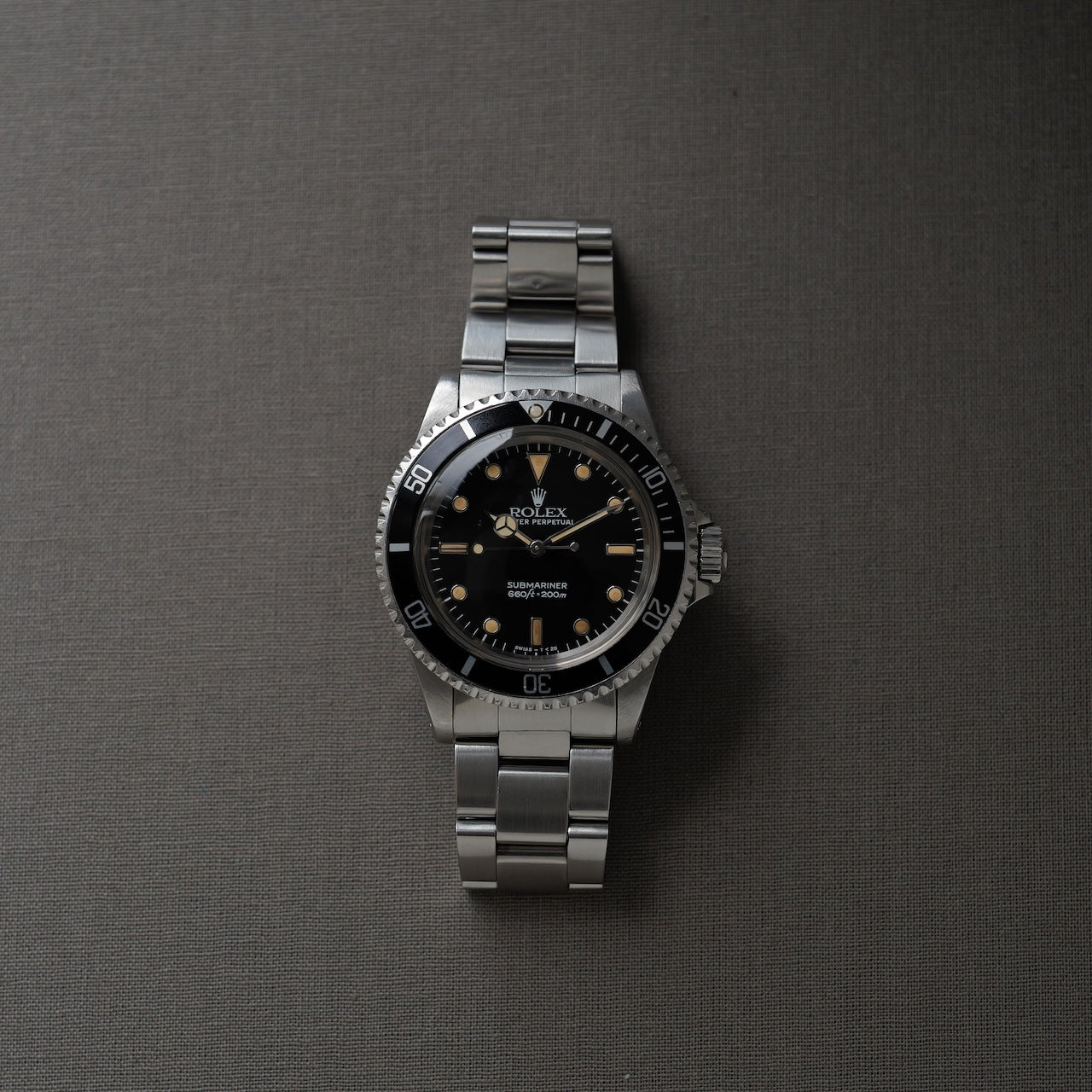 ロレックス/サブマリーナー5513/フチあり/パティーナダイヤル/ROLEX