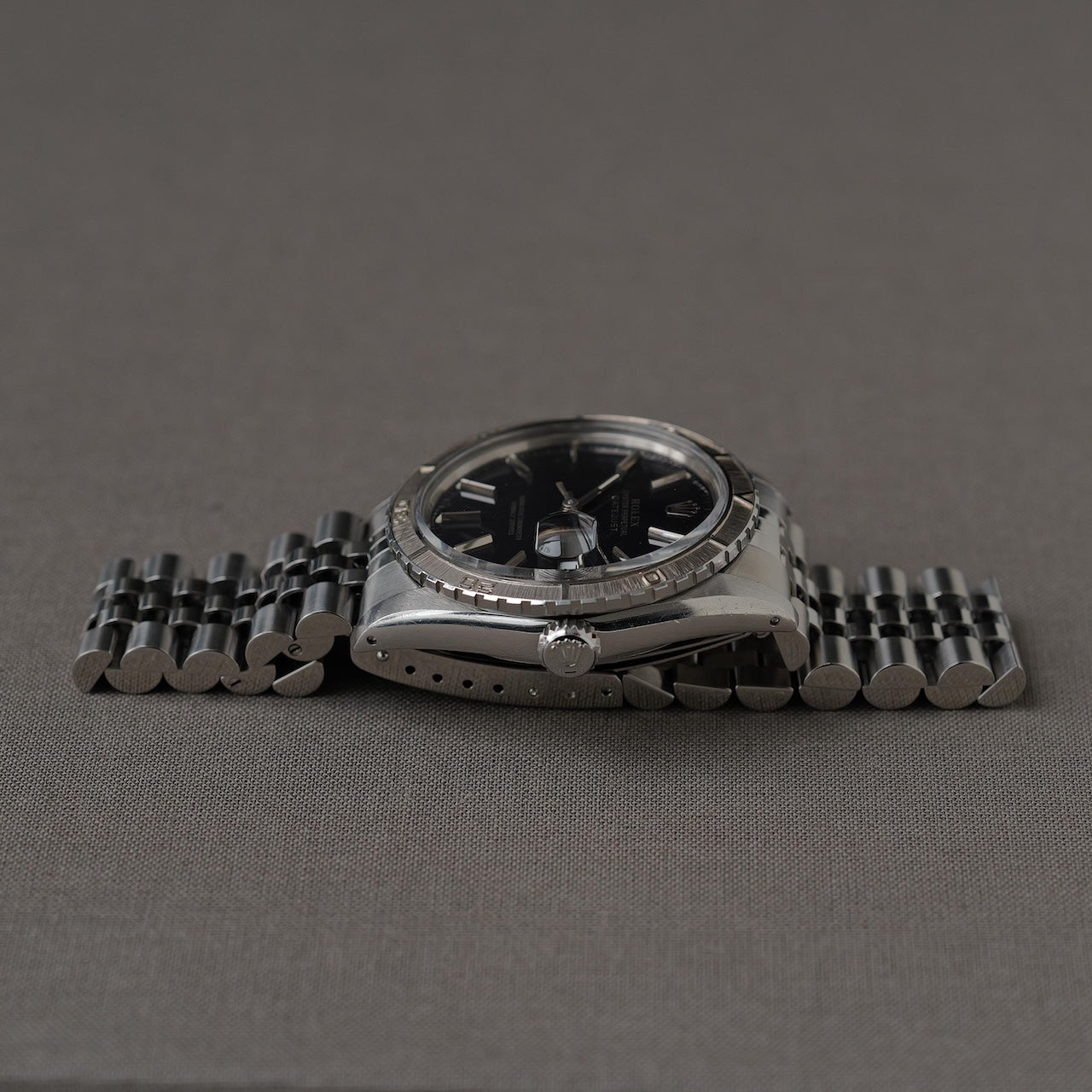 ロレックス/デイトジャスト16250/サンダーバード/ネイビーギルト/WGベゼル/シルバーレター/保証書付きフルセット/ROLEX DATE-JSUT Ref.16250 Thunderbird "NAVY GILT"WG Bezel 1982-83y Full Set