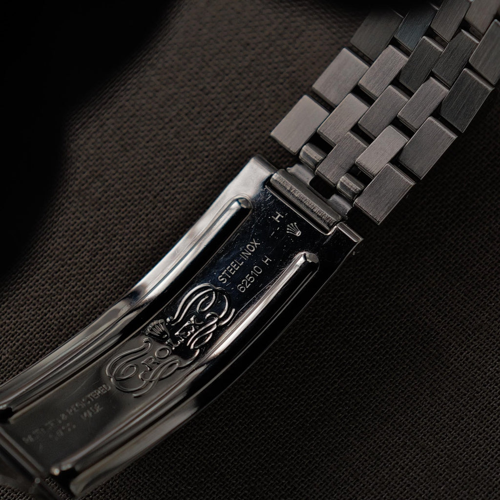 ロレックス/デイトジャスト16250/サンダーバード/ネイビーギルト/WGベゼル/シルバーレター/保証書付きフルセット/ROLEX DATE-JSUT Ref.16250 Thunderbird "NAVY GILT"WG Bezel 1982-83y Full Set