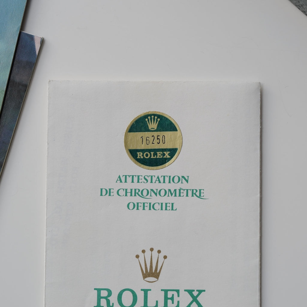 ロレックス/デイトジャスト16250/サンダーバード/ネイビーギルト/WGベゼル/シルバーレター/保証書付きフルセット/ROLEX DATE-JSUT Ref.16250 Thunderbird "NAVY GILT"WG Bezel 1982-83y Full Set