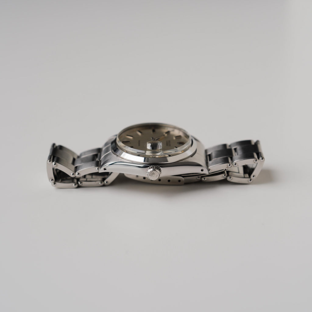 ロレックス/オイスターデイト6694/シルバーダイヤル/ミントコンディション/裏蓋シール/箱付・国内正規ギャラ/ROLEX OYSTER-DATE REF.6694 Silver dail 1971Y with Box and Paper MINT