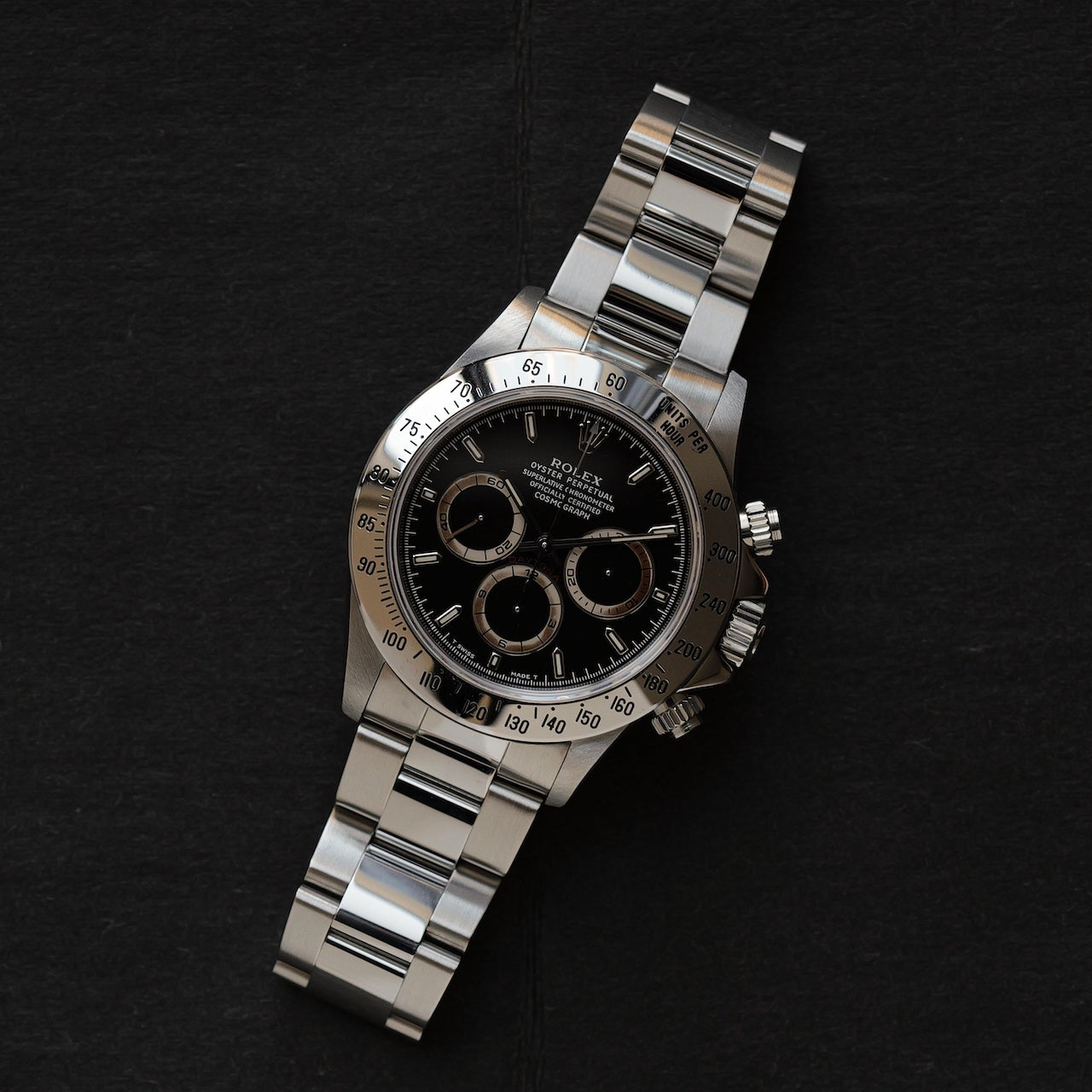 ロレックス/デイトナ16520/T番/パトリッツィ/ブラウンアイ/マーク5ダイヤル/保証書付きフルセット/ROLEX DAYTONA REF.16520 Mk.5 "BROWN EYE" PATRIZZI All Tritium 1996y Full Set