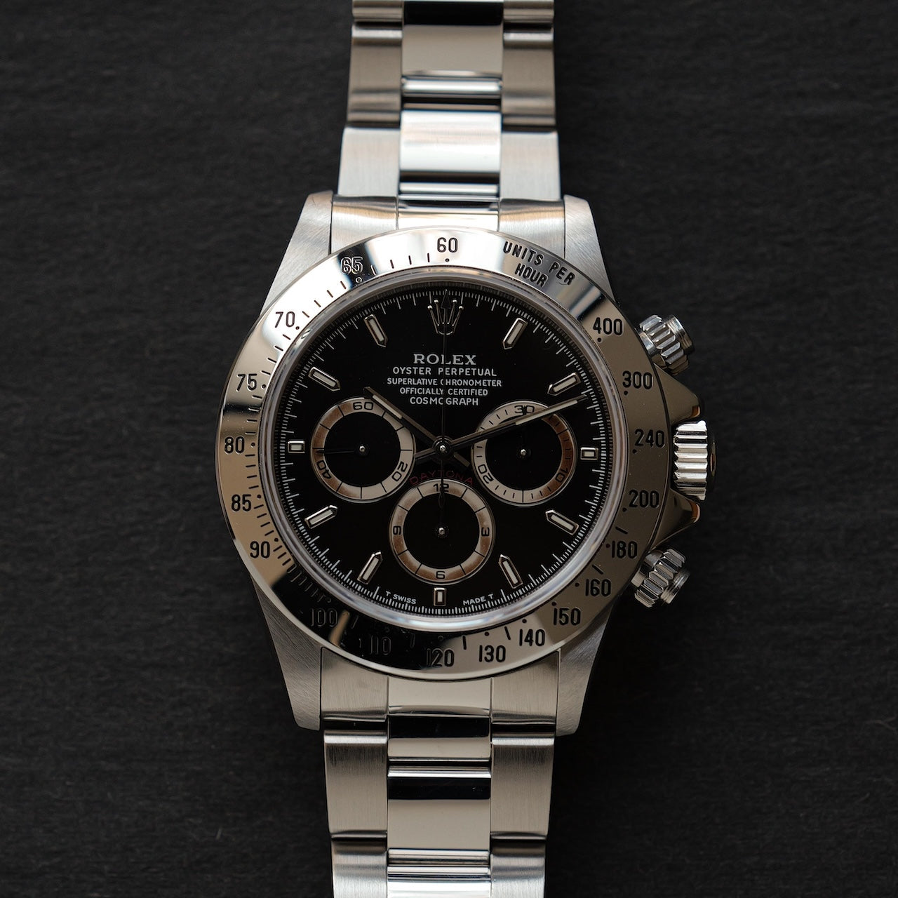 ロレックス/デイトナ16520/T番/パトリッツィ/ブラウンアイ/マーク5ダイヤル/保証書付きフルセット/ROLEX DAYTONA REF.16520 Mk.5 "BROWN EYE" PATRIZZI All Tritium 1996y Full Set