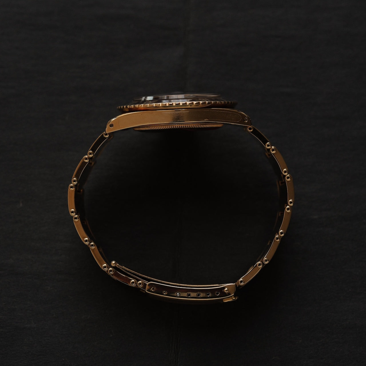 ロレックス/GMTマスター1675/8/茶つぼ/エナメルダイヤル/箱付き/ROLEX GMT-MASTER "Brown Nipple" Enamel Dial Ref.1675/8 18KYG Bracelet 1969-70Y with Box