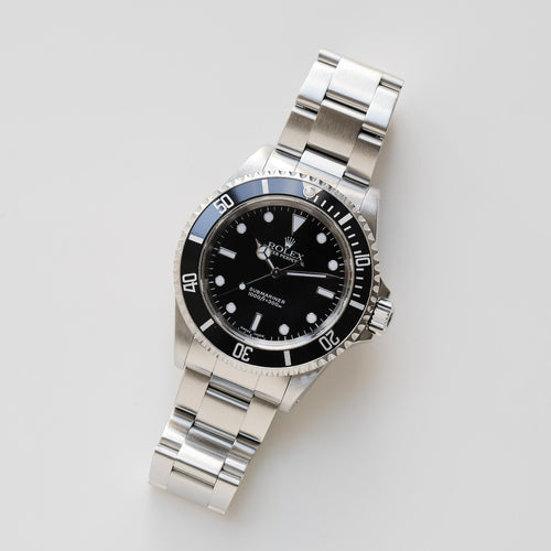 ロレックス/サブマリーナー/14060M/K番/2ライン/フラット4ベゼル/箱・保証書付きフルセット/ROLEX SUBMARINER Ref.14060M "2 Line, Flat4" 2002 Full Set