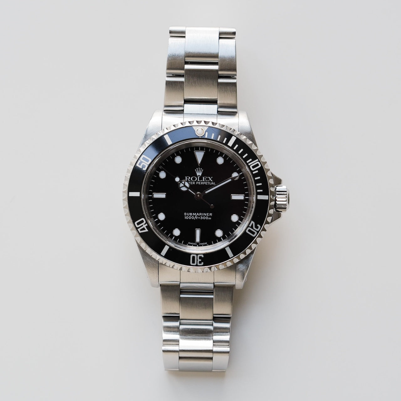 ロレックス/サブマリーナー/14060M/K番/2ライン/フラット4ベゼル/箱・保証書付きフルセット/ROLEX SUBMARINER Ref.14060M "2 Line, Flat4" 2002 Full Set
