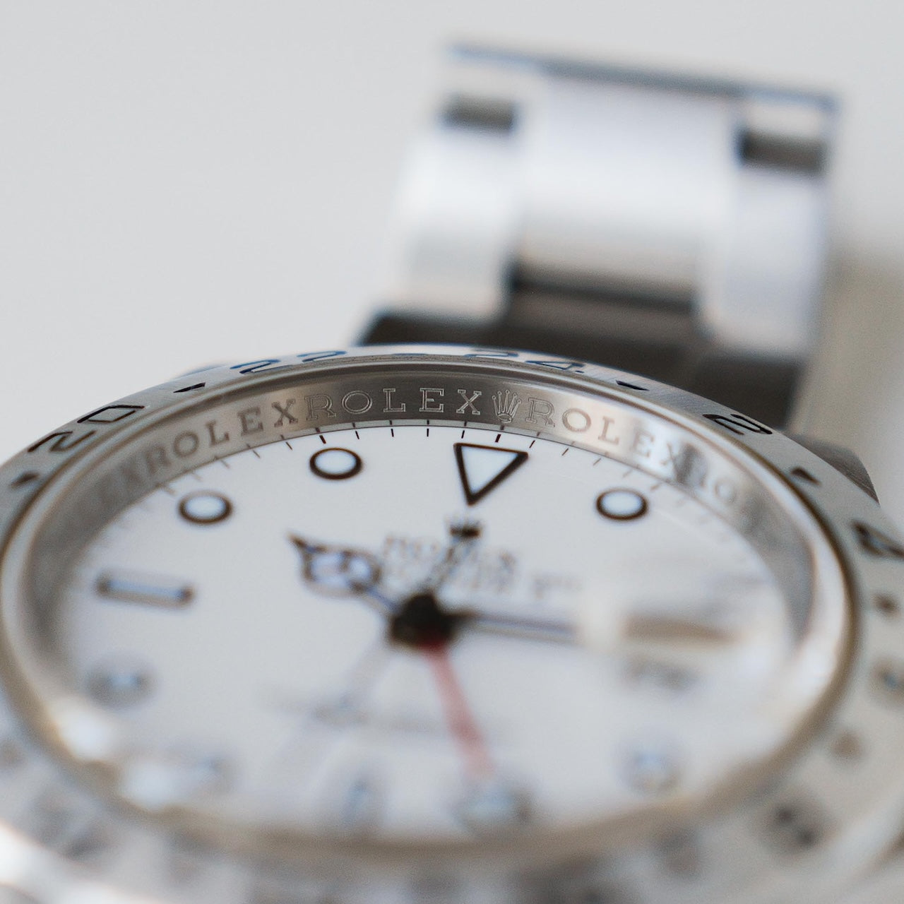 ロレックス/エクスプローラー2/16570/V番/ルーレット刻印/箱・国内正規保証書付きフルセット/ROLEX EXPLORER2 Ref.16570 White Dial 2008-09y Full Set