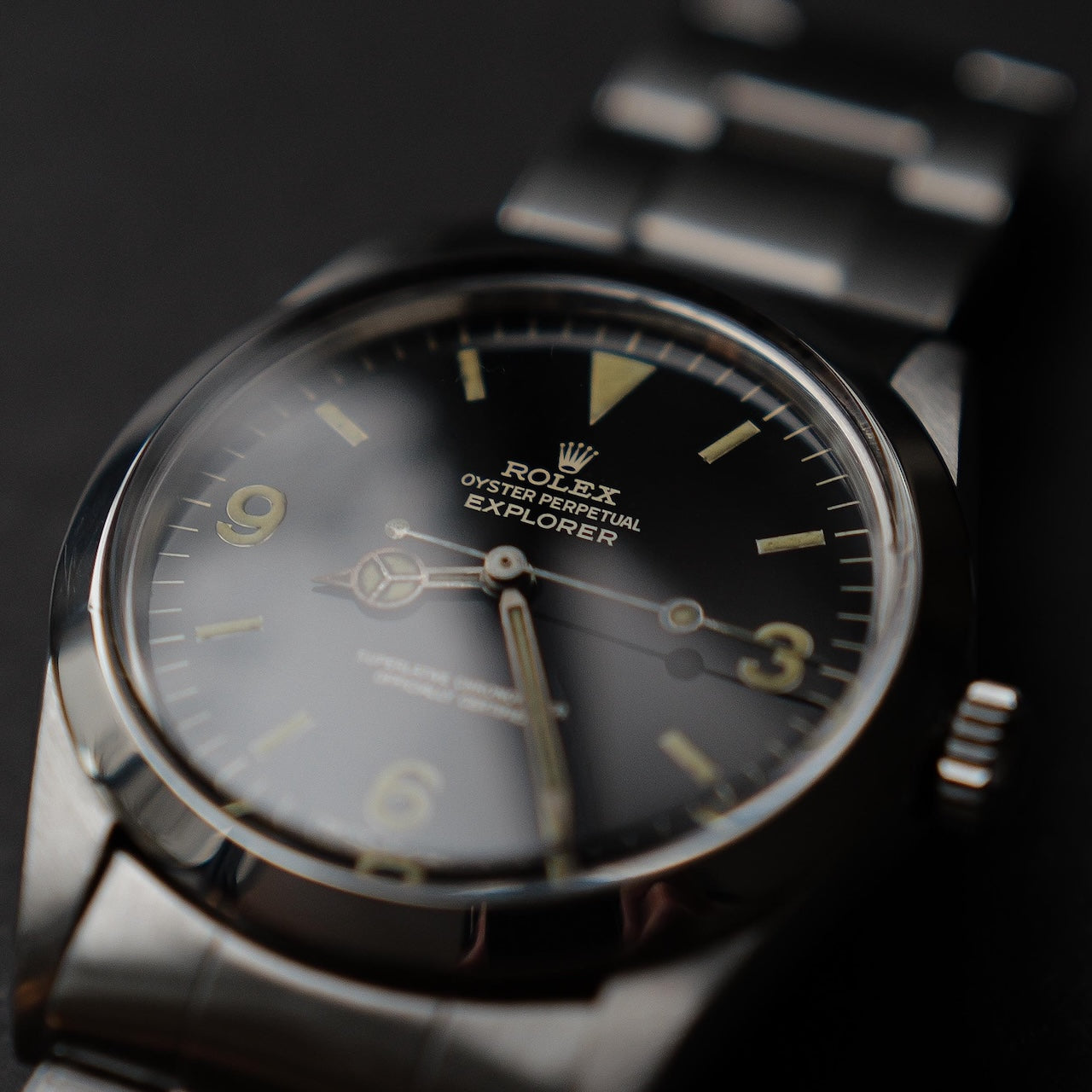 ロレックス/エクスプローラー1/1016/ミラーダイヤル/マーク6ダイヤル/ROLEX EXPLORER REF.1016 "GILT DIAL" Mk.6 Dial 1965Y