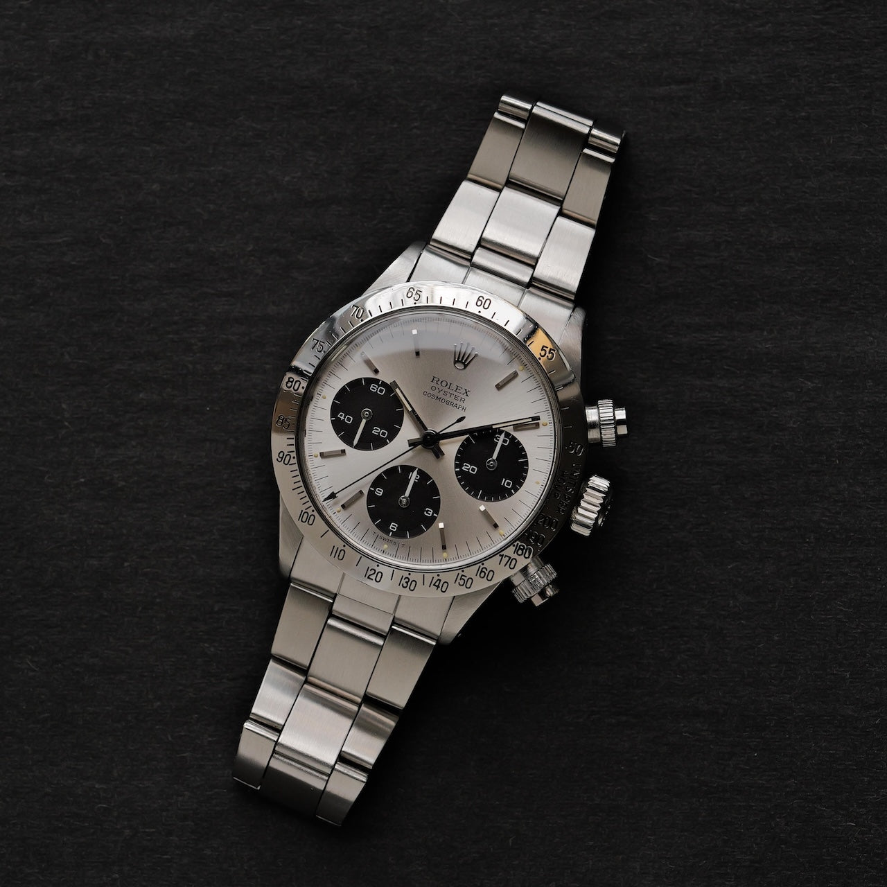 ロレックス/デイトナ6265/マーク１ダイヤル表記なし/シルバー/マーク１プッシャー/ROLEX DAYTONA Ref.6265 "Mark 1 Silver Dial" Mark 1 Pusher 1971-72