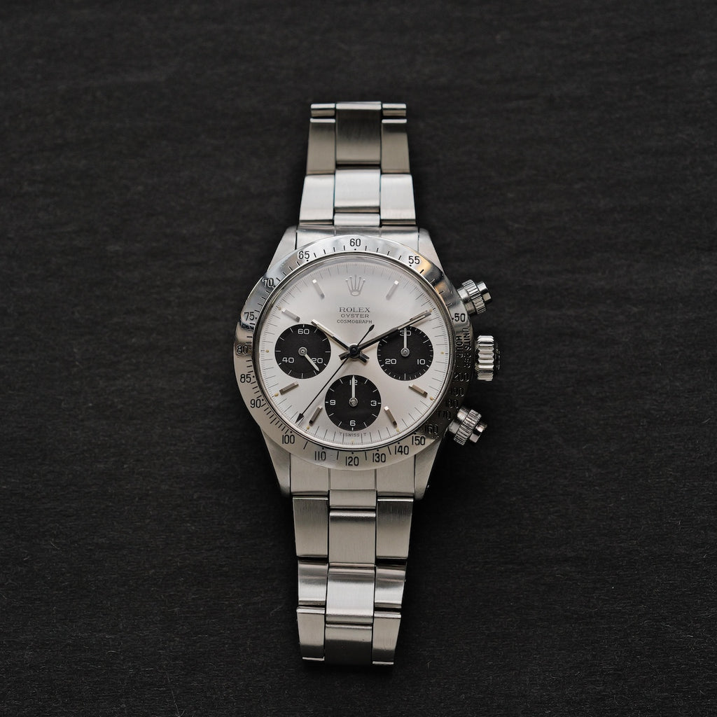 ロレックス/デイトナ6265/マーク１ダイヤル表記なし/シルバー/マーク１プッシャー/ROLEX DAYTONA Ref.6265 "Mark 1 Silver Dial" Mark 1 Pusher 1971-72