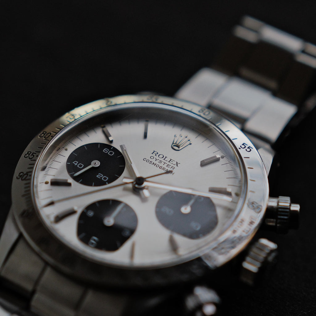 ロレックス/デイトナ6265/マーク１ダイヤル表記なし/シルバー/マーク１プッシャー/ROLEX DAYTONA Ref.6265 "Mark 1 Silver Dial" Mark 1 Pusher 1971-72