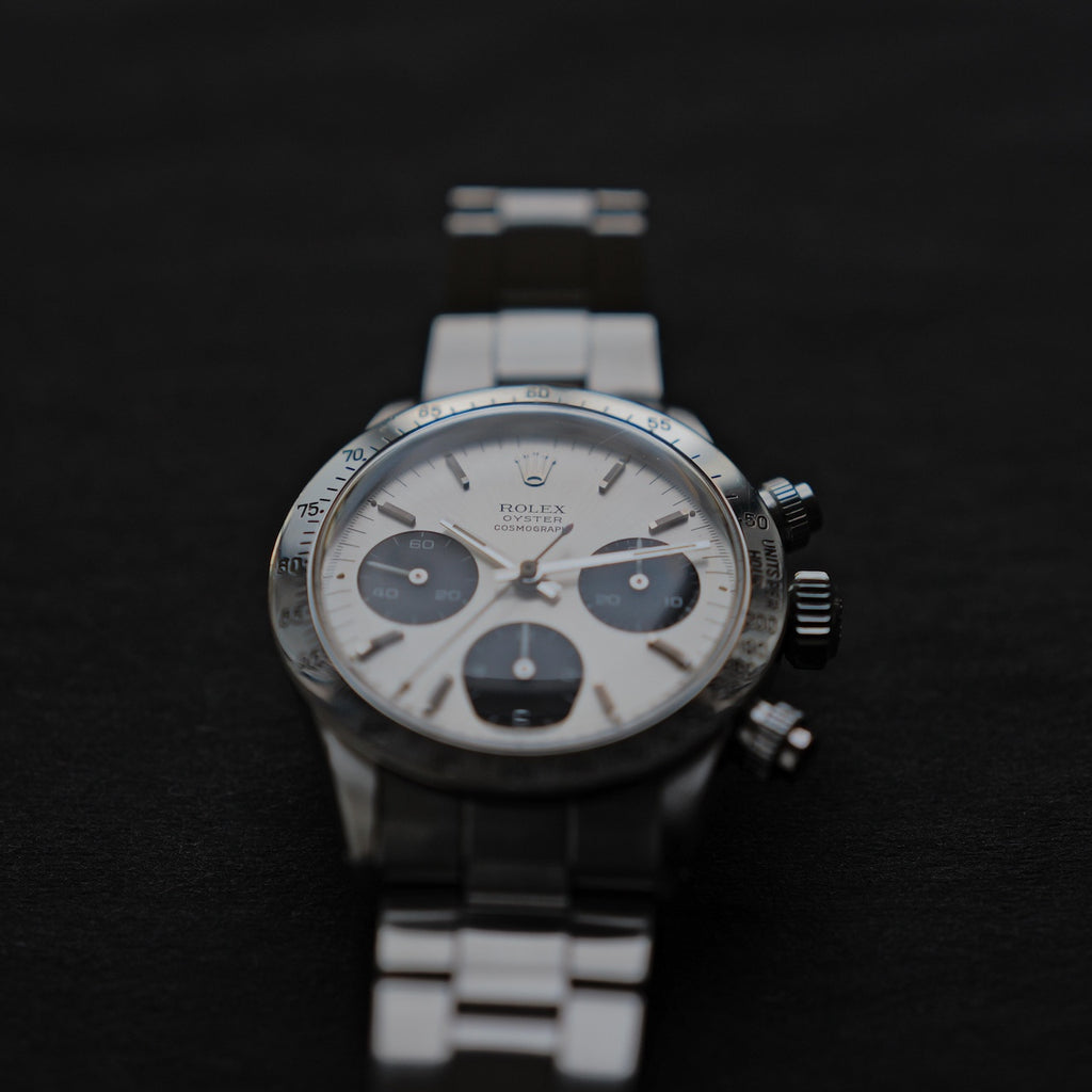 ロレックス/デイトナ6265/マーク１ダイヤル表記なし/シルバー/マーク１プッシャー/ROLEX DAYTONA Ref.6265 "Mark 1 Silver Dial" Mark 1 Pusher 1971-72