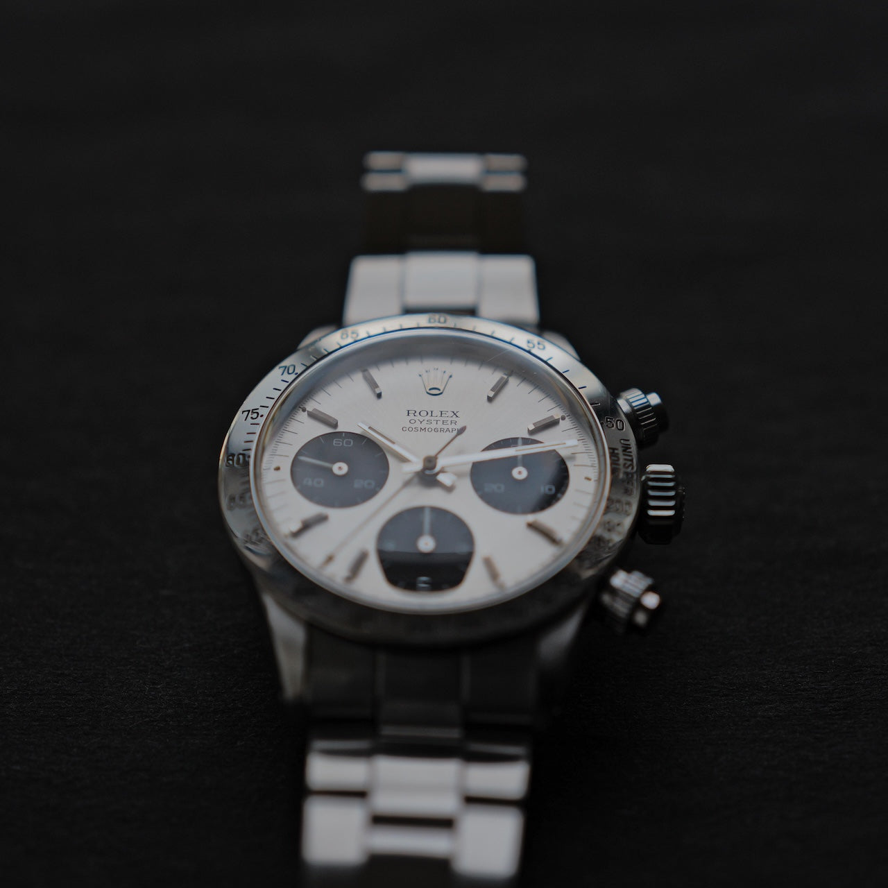 ロレックス/デイトナ6265/マーク１ダイヤル表記なし/シルバー/マーク１プッシャー/ROLEX DAYTONA Ref.6265 "Mark 1 Silver Dial" Mark 1 Pusher 1971-72