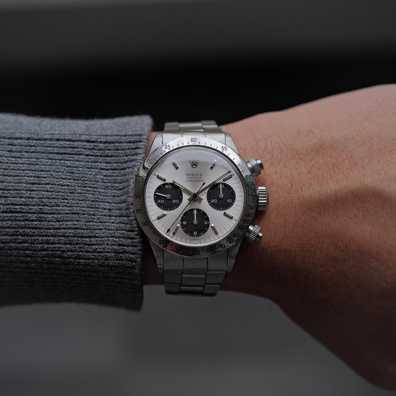 ロレックス/デイトナ6265/マーク１ダイヤル表記なし/シルバー/マーク１プッシャー/ROLEX DAYTONA Ref.6265 "Mark 1 Silver Dial" Mark 1 Pusher 1971-72