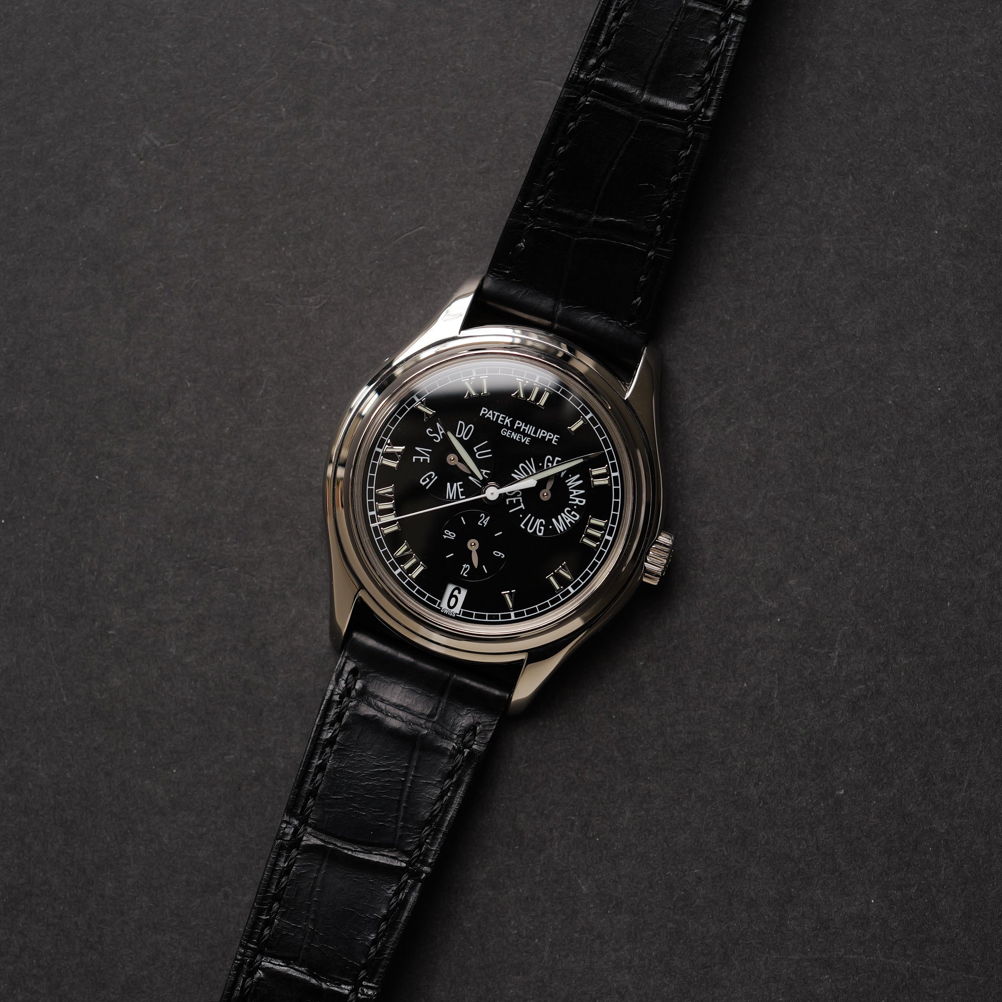 パテックフィリップ/アニュアルカレンダー5035G-001/18Kホワイトゴールド/PATEK PHILIPPE ANUAL CALENDER REF.5035G-001 18KWG 1990s