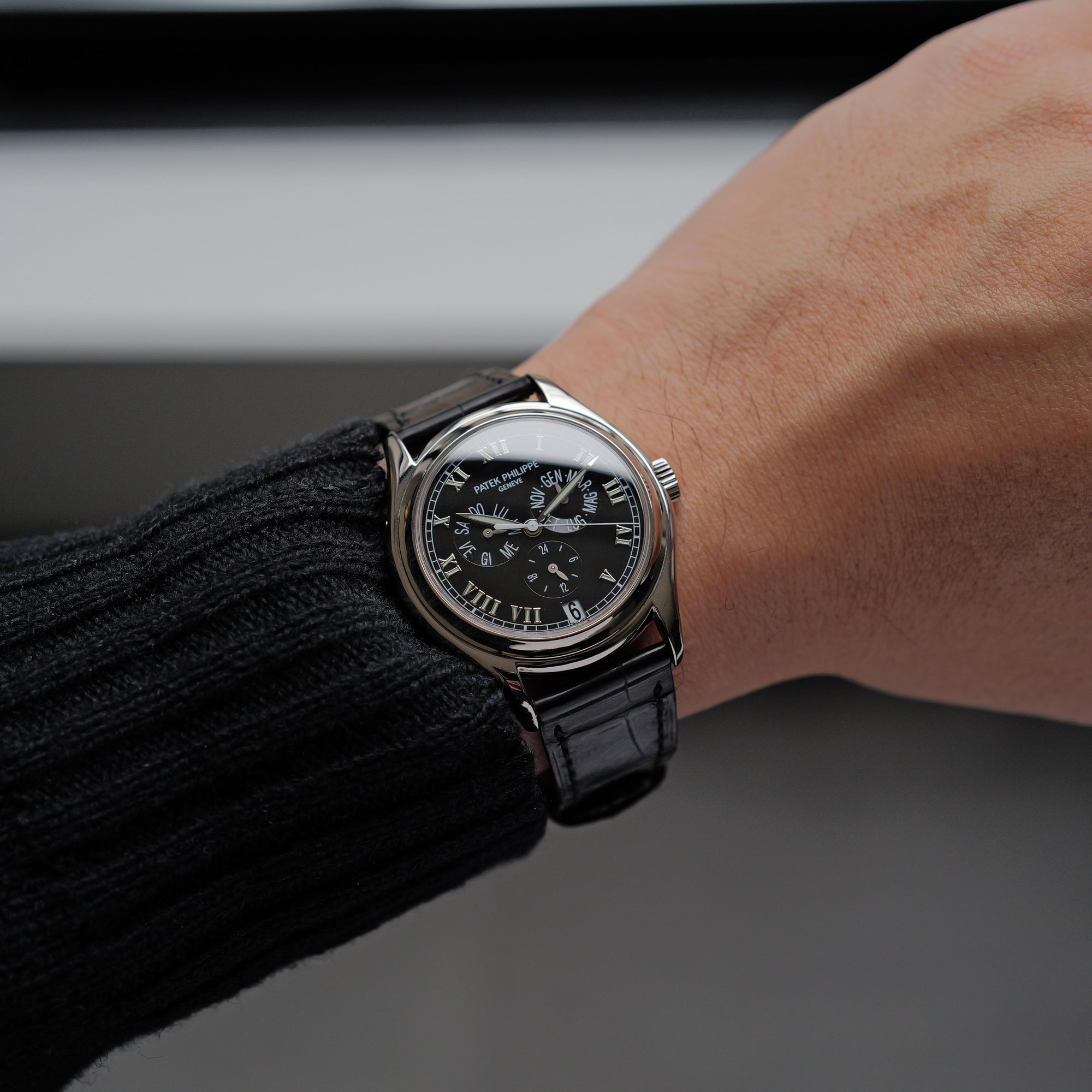 パテックフィリップ/アニュアルカレンダー5035G-001/18Kホワイトゴールド/PATEK PHILIPPE ANUAL CALENDER REF.5035G-001 18KWG 1990s