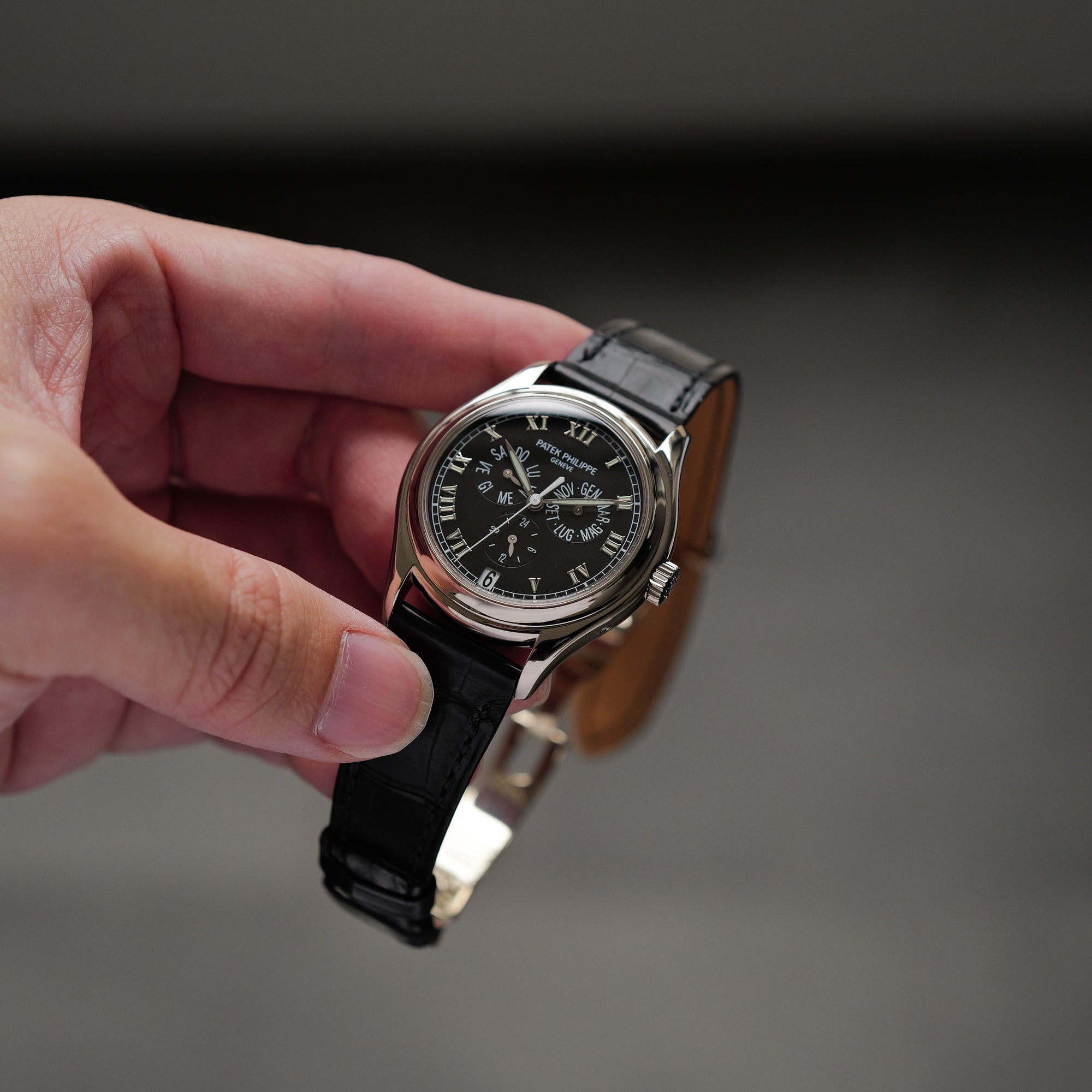 パテックフィリップ/アニュアルカレンダー5035G-001/18Kホワイトゴールド/PATEK PHILIPPE ANUAL CALENDER REF.5035G-001 18KWG 1990s