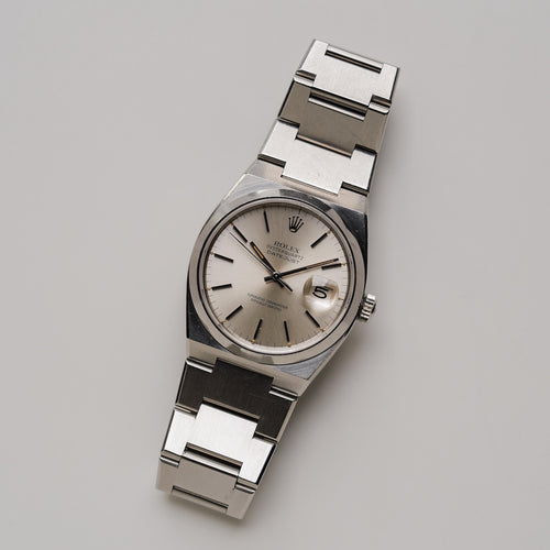 ロレックス/デイトジャスト オイスタークォーツ/17000/箱・国際保証書付き/ROLEX DATE-JUST OYSTER-QUARTZ REF.17000 SS with Paper and Box 1980Y