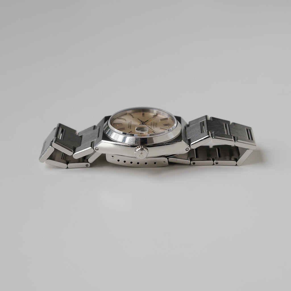 ロレックス/デイトジャスト オイスタークォーツ/17000/箱・国際保証書付き/ROLEX DATE-JUST OYSTER-QUARTZ REF.17000 SS with Paper and Box 1980Y