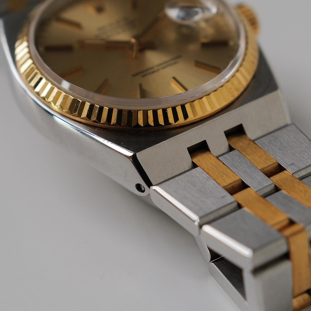 ロレックス/デイトジャスト オイスタークォーツ/17013/N番/18Kイエローゴールド/箱・国際保証書付き/ROLEX DATE-JUST OYSTER-QUARTZ REF.17013 18KYG with Paper and Box 1991Y