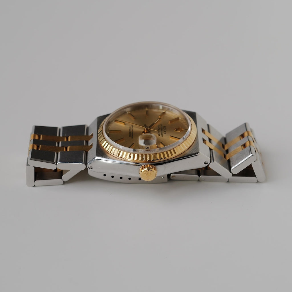 ロレックス/デイトジャスト オイスタークォーツ/17013/N番/18Kイエローゴールド/箱・国際保証書付き/ROLEX DATE-JUST OYSTER-QUARTZ REF.17013 18KYG with Paper and Box 1991Y