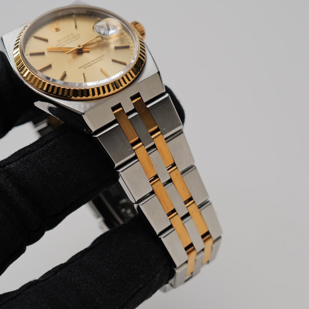 ロレックス/デイトジャスト オイスタークォーツ/17013/N番/18Kイエローゴールド/箱・国際保証書付き/ROLEX DATE-JUST OYSTER-QUARTZ REF.17013 18KYG with Paper and Box 1991Y