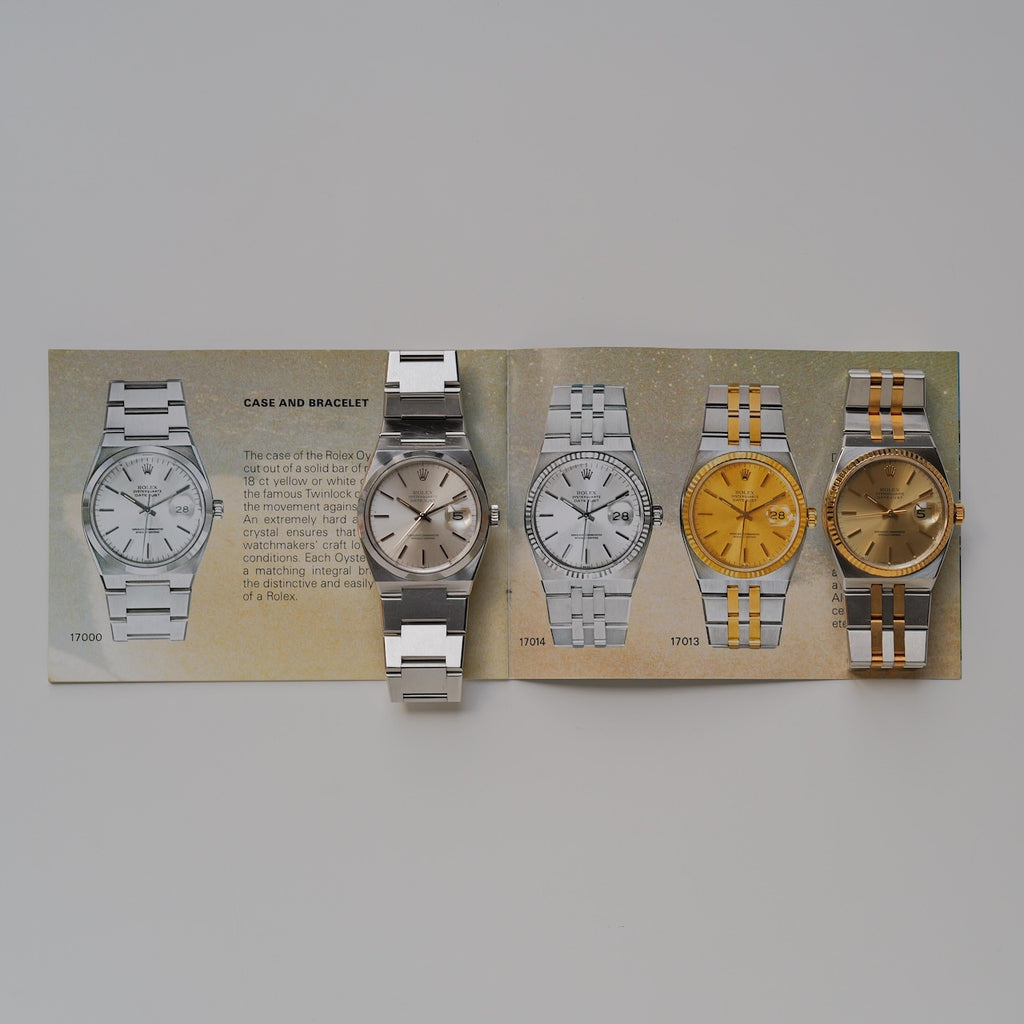 ロレックス/デイトジャスト オイスタークォーツ/17013/N番/18Kイエローゴールド/箱・国際保証書付き/ROLEX DATE-JUST OYSTER-QUARTZ REF.17013 18KYG with Paper and Box 1991Y
