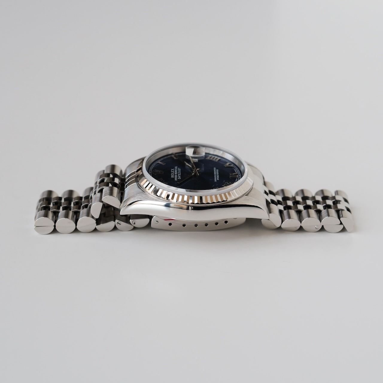 ロレックス/デイトジャスト16234/T番/ブルーローマン/ 18Kホワイトゴールドベゼル/ROLEX DATE-JUST REF.16234 "BLUE ROMAN" 18KWG bezel with 1996y