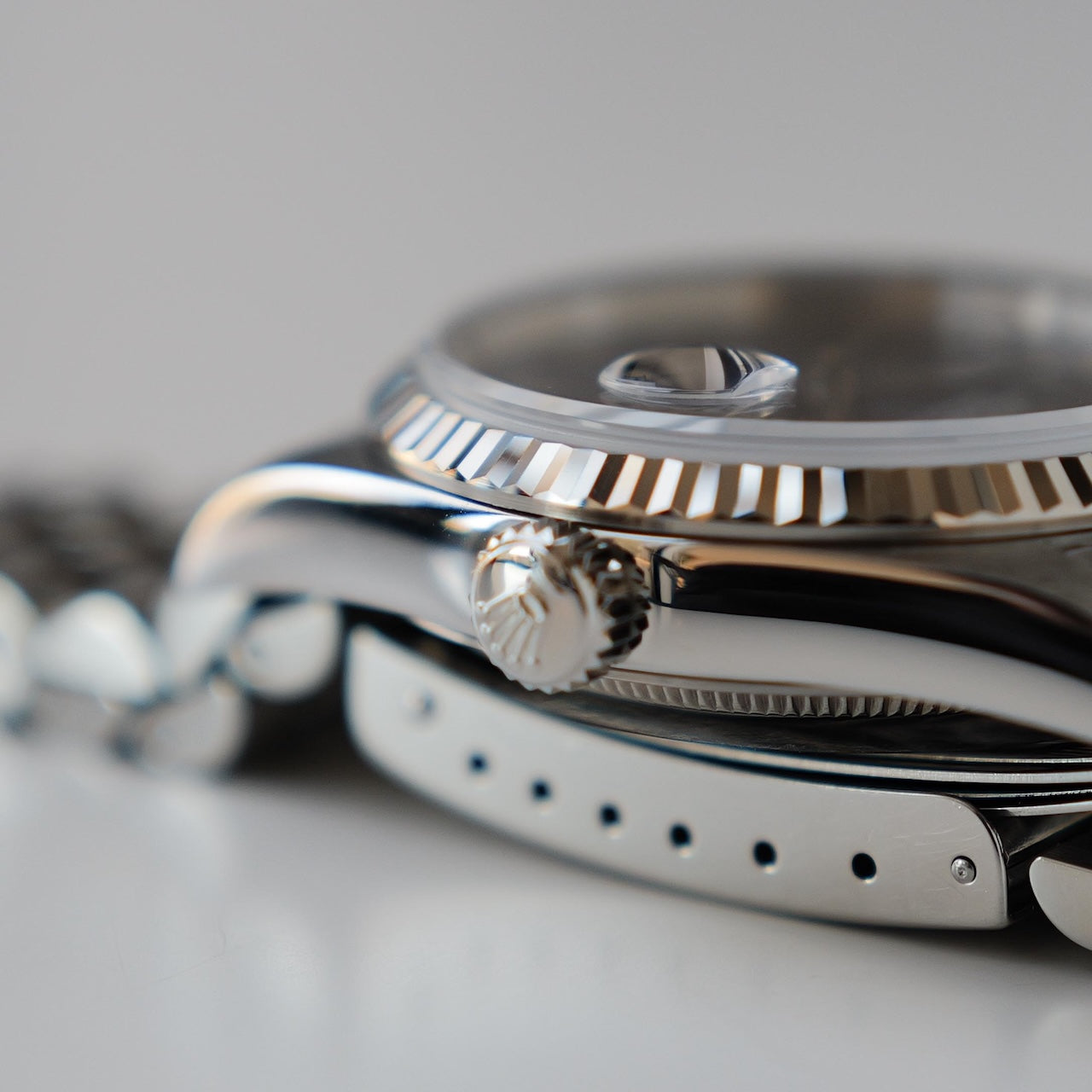 ロレックス/デイトジャスト16234/T番/ブルーローマン/ 18Kホワイトゴールドベゼル/ROLEX DATE-JUST REF.16234 "BLUE ROMAN" 18KWG bezel with 1996y