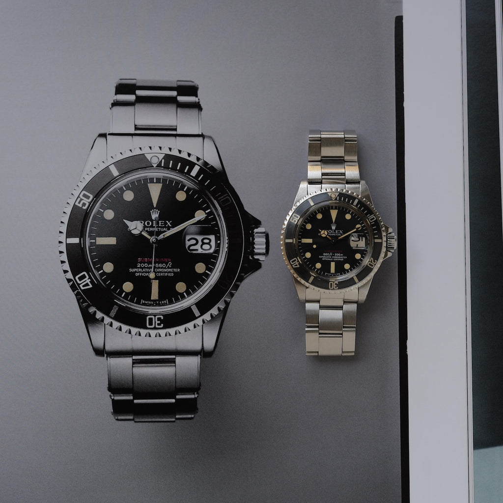 ロレックス/サブマリーナーデイト1680/赤サブ/マーク5ダイヤル/マーク3ベゼル/ROLEX SUBMARINER REF.1680 "RED SUBMARINER" Mark 5, Mark3 Bezel Feet First 1972Y