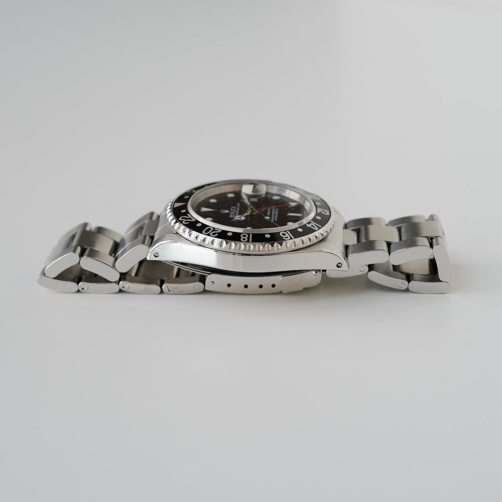 ロレックス/GMTマスター1675/U番/トリチノバ/裏蓋シールあり/箱・保証書付き/ROLEX GMT-MASTER Ref.16700 "TRITINOVA" with Paper and Box 1997-98y