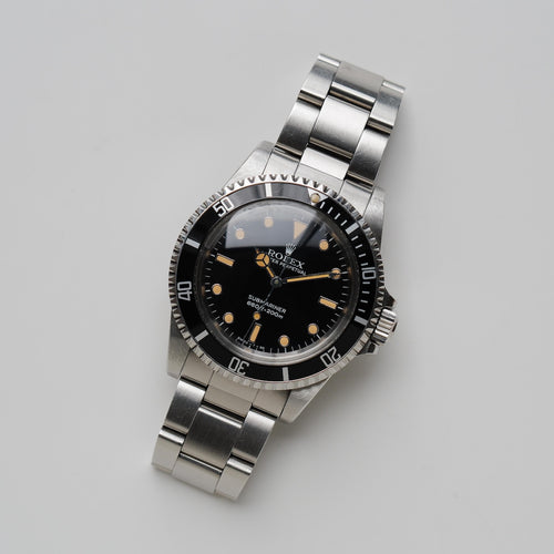 ロレックス/サブマリーナー5513/パティーナ/フチあり/裏蓋シールあり/ROLEX SUBMARINER REF.5513 "PATINA" 1984Y