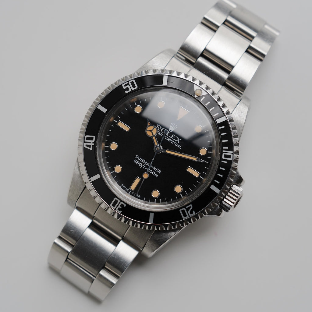 ロレックス/サブマリーナー5513/パティーナ/フチあり/裏蓋シールあり/ROLEX SUBMARINER REF.5513 "PATINA" 1984Y