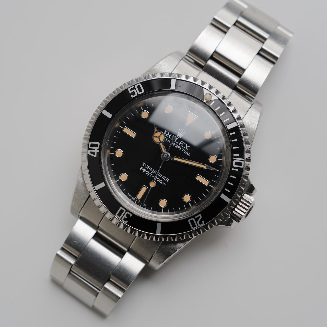 ロレックス/サブマリーナー5513/パティーナ/フチあり/裏蓋シールあり/ROLEX SUBMARINER REF.5513 "PATINA" 1984Y