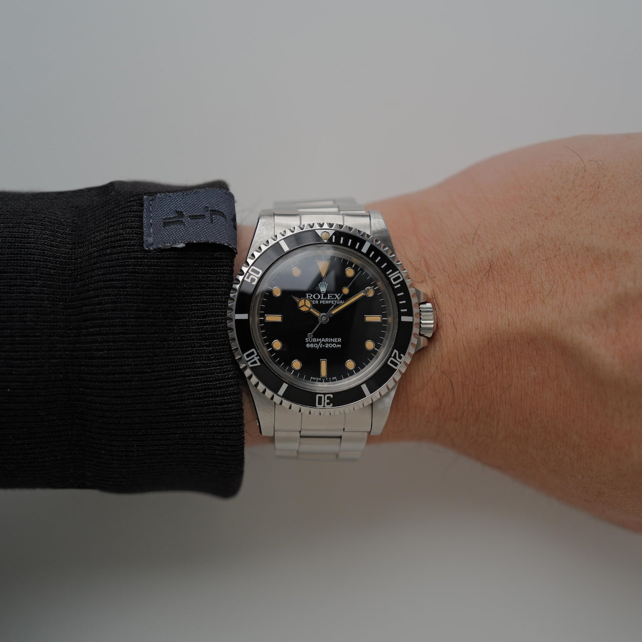 ロレックス/サブマリーナー5513/パティーナ/フチあり/裏蓋シールあり/ROLEX SUBMARINER REF.5513 "PATINA" 1984Y