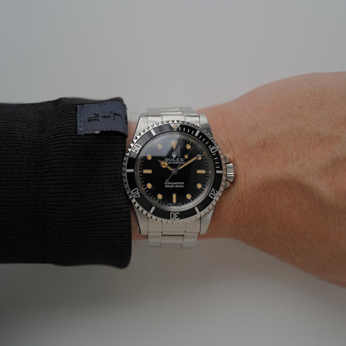 ロレックス/サブマリーナー5513/パティーナ/フチあり/裏蓋シールあり/ROLEX SUBMARINER REF.5513 "PATINA" 1984Y